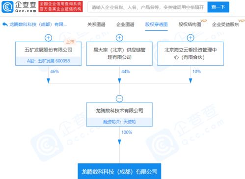 五礦發展關聯公司成立新公司，發力物聯網與網絡信息技術研發